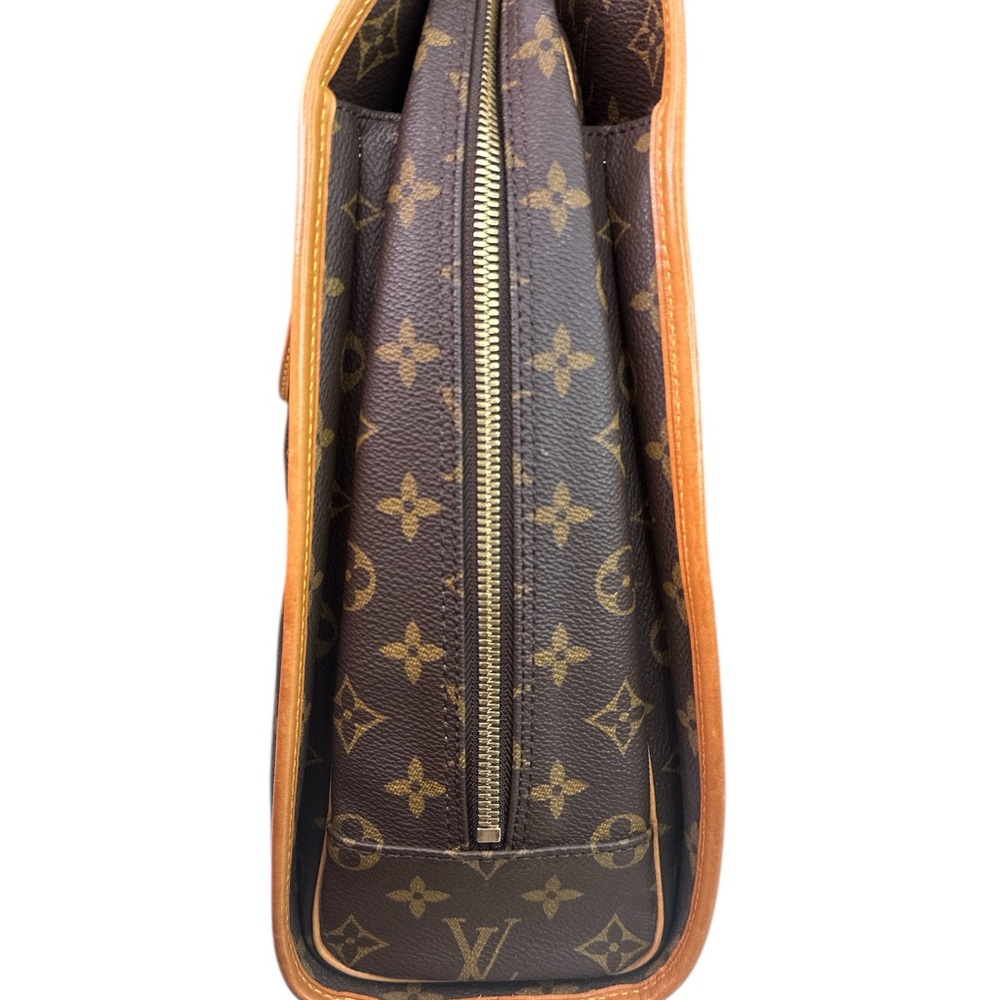 Louis Vuitton Brown and Tan Monogram Tote - Picture 5 of 13